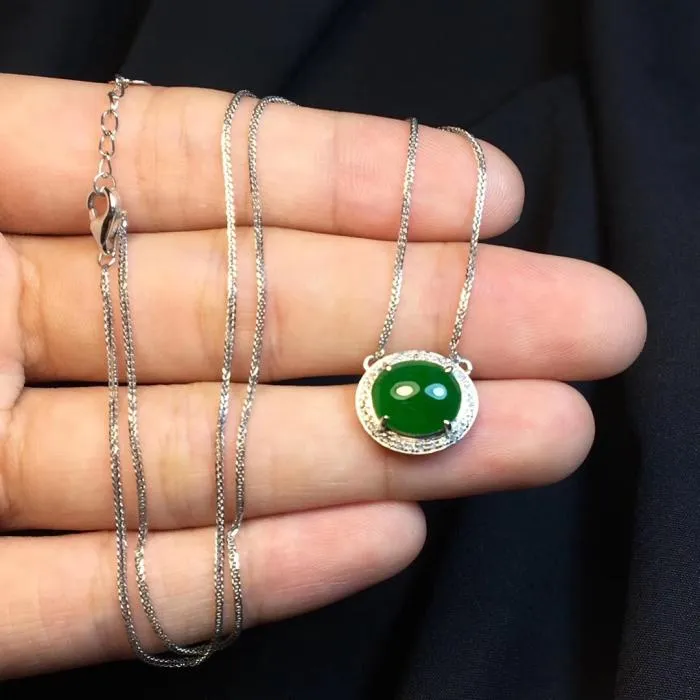 Natural Jade Necklace Jadeite Necklace NNE053