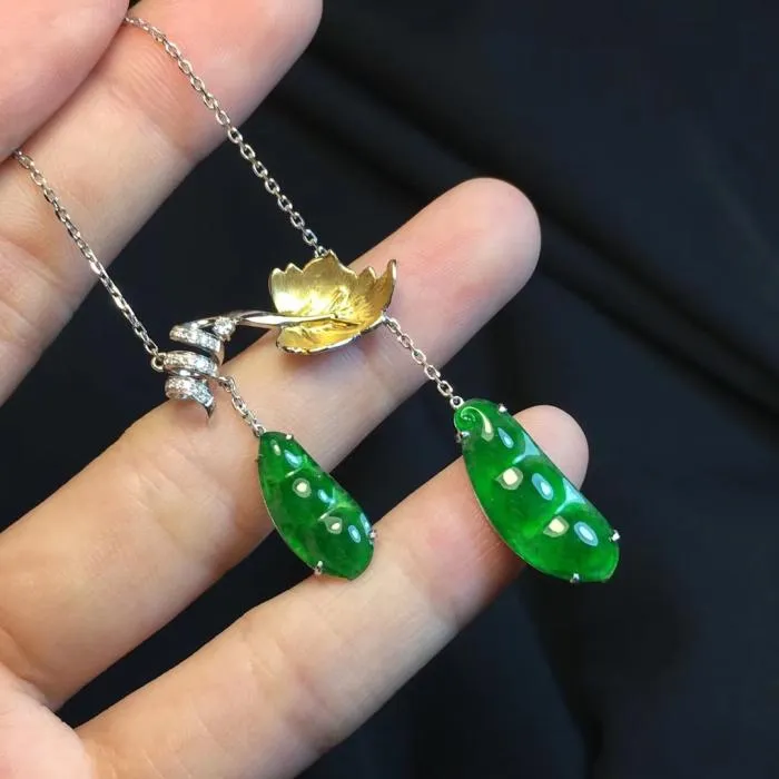 Natural Jade Necklace Jadeite Necklace NNE072