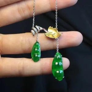 Natural Jade Necklace Jadeite Necklace NNE072