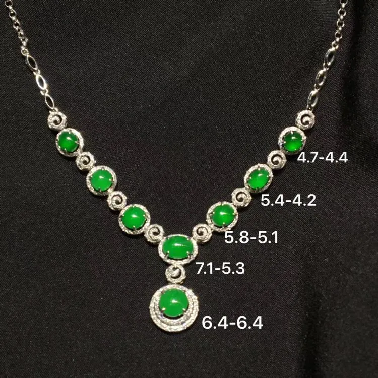 Natural Jade Necklace Jadeite Necklace NNE076