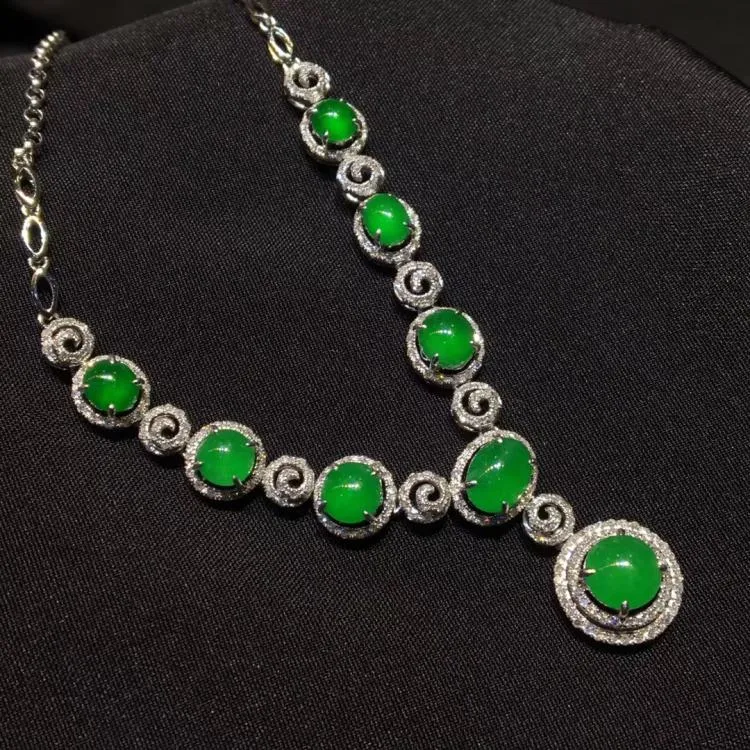 Natural Jade Necklace Jadeite Necklace NNE076