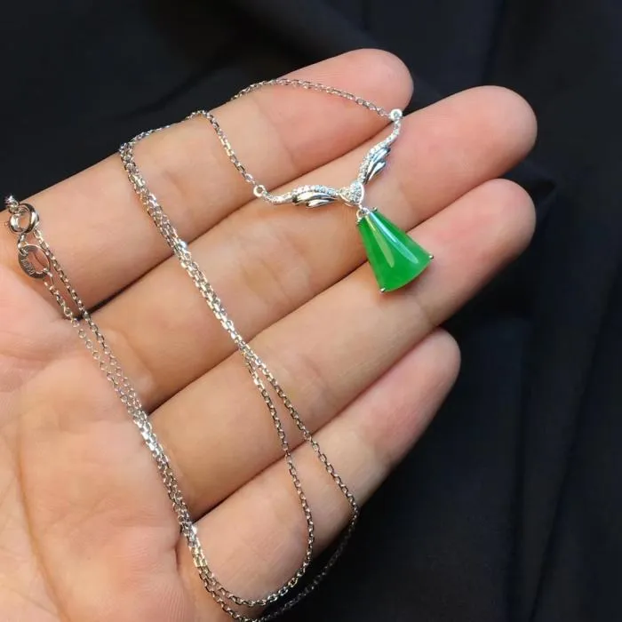 Natural Jade Necklace Jadeite Necklace NNE092