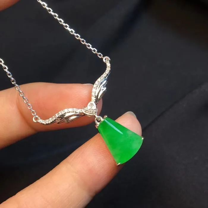 Natural Jade Necklace Jadeite Necklace NNE092
