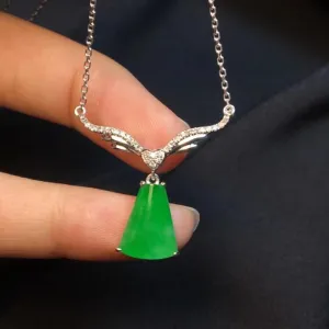 Natural Jade Necklace Jadeite Necklace NNE092