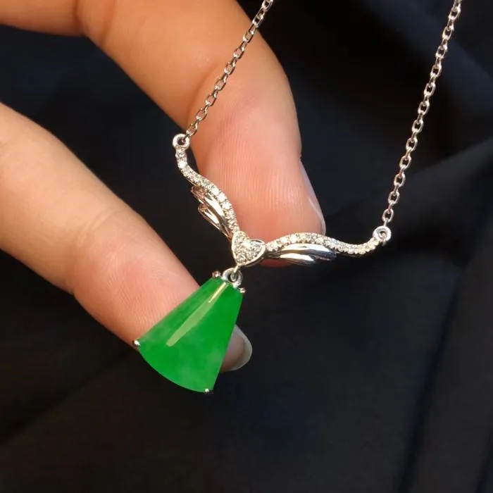 Natural Jade Necklace Jadeite Necklace NNE092
