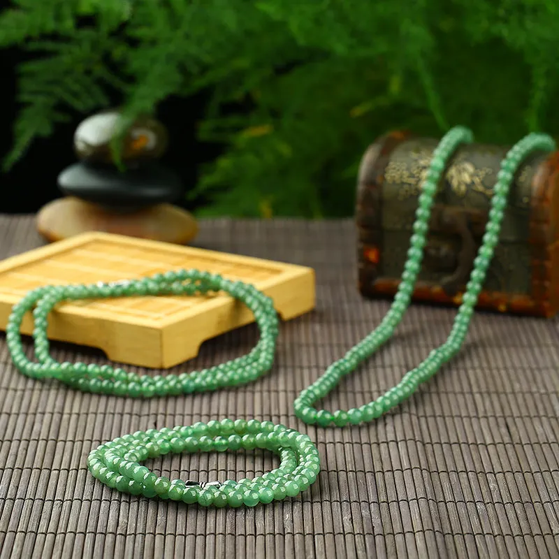 Natural Jade Necklace Jadeite Necklace WN26