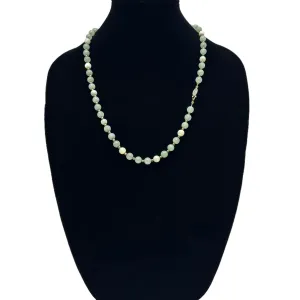 NECKLACE Jade or Jadeite Beaded Necklace