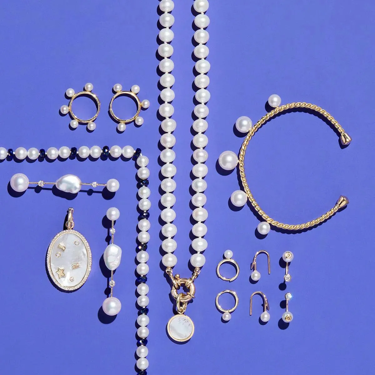 Pearls and Sapphires