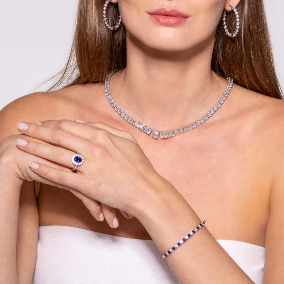 Princess of Wales Blue Sapphire Ring