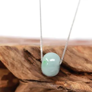RealJade® "Good Luck Button" Necklace Real Rich Green Jade Lucky KouKou Pendant Necklace