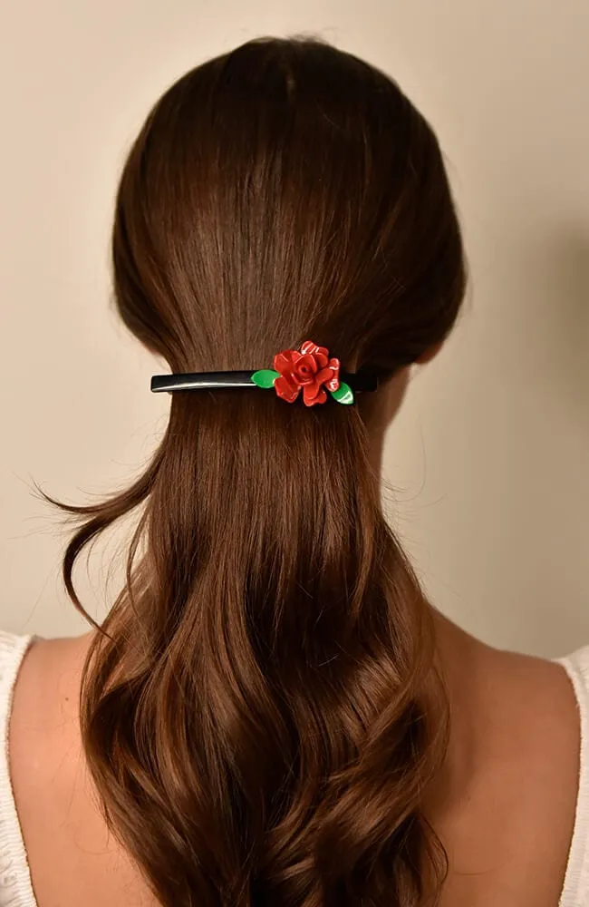 Rose Barrette