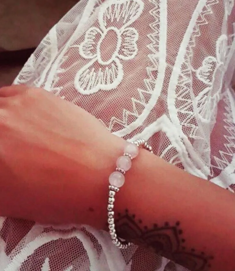 Rose Quartz Fertility Bracelet