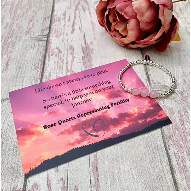 Rose Quartz Fertility Bracelet