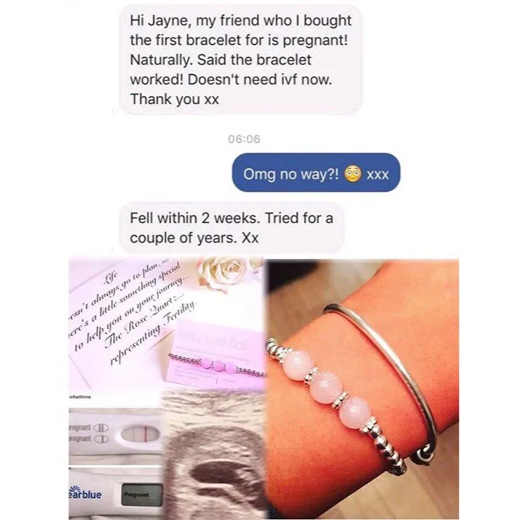 Rose Quartz Fertility Bracelet
