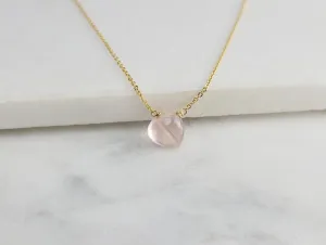 Rose Quartz Heart Pendant