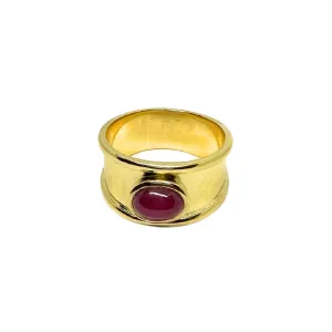 Ruby Ring in 18k Yellow Gold