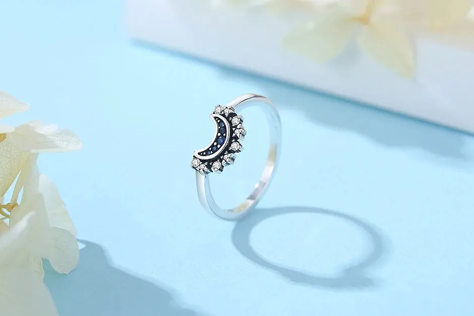 Stackable Celestial Silver Gold Ring