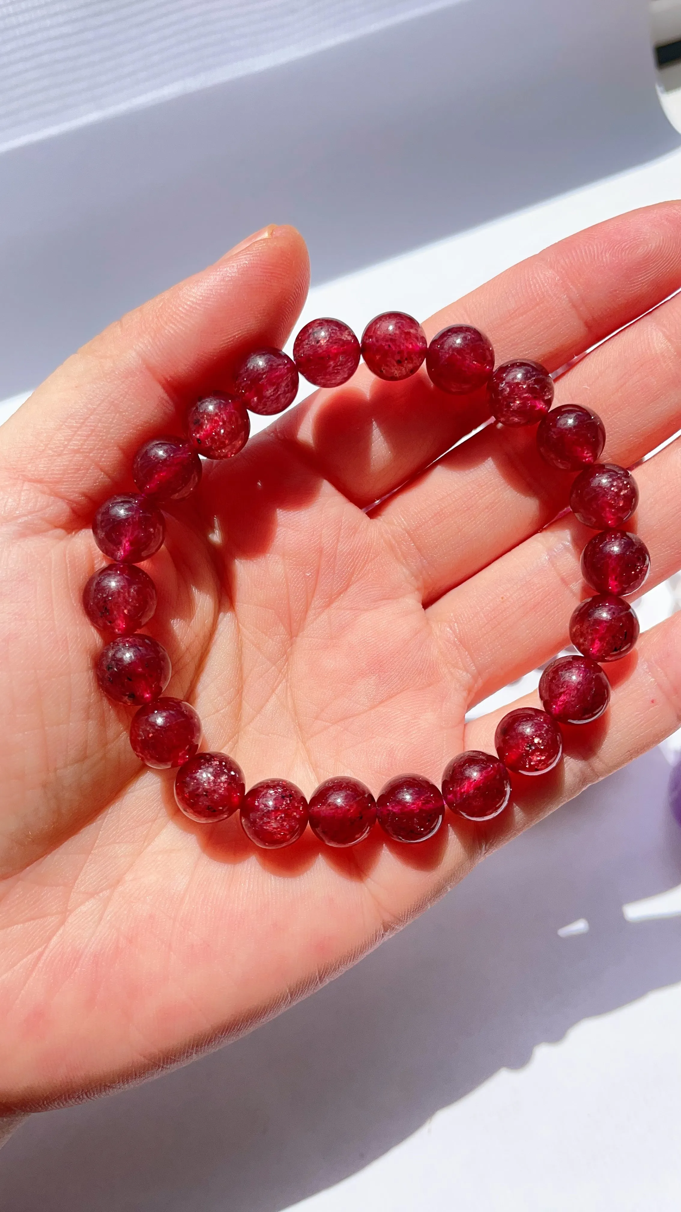 Strawberry Quartz Bracelet