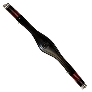 STUD LEATHER GIRTH BY EQUESTRO Black