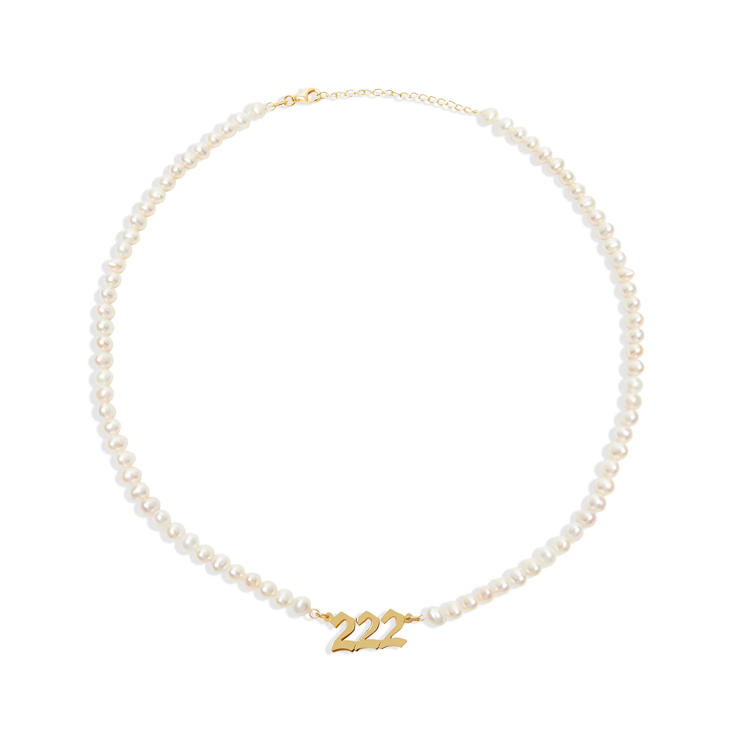 THE PEARL ANGEL NUMBER NECKLACE