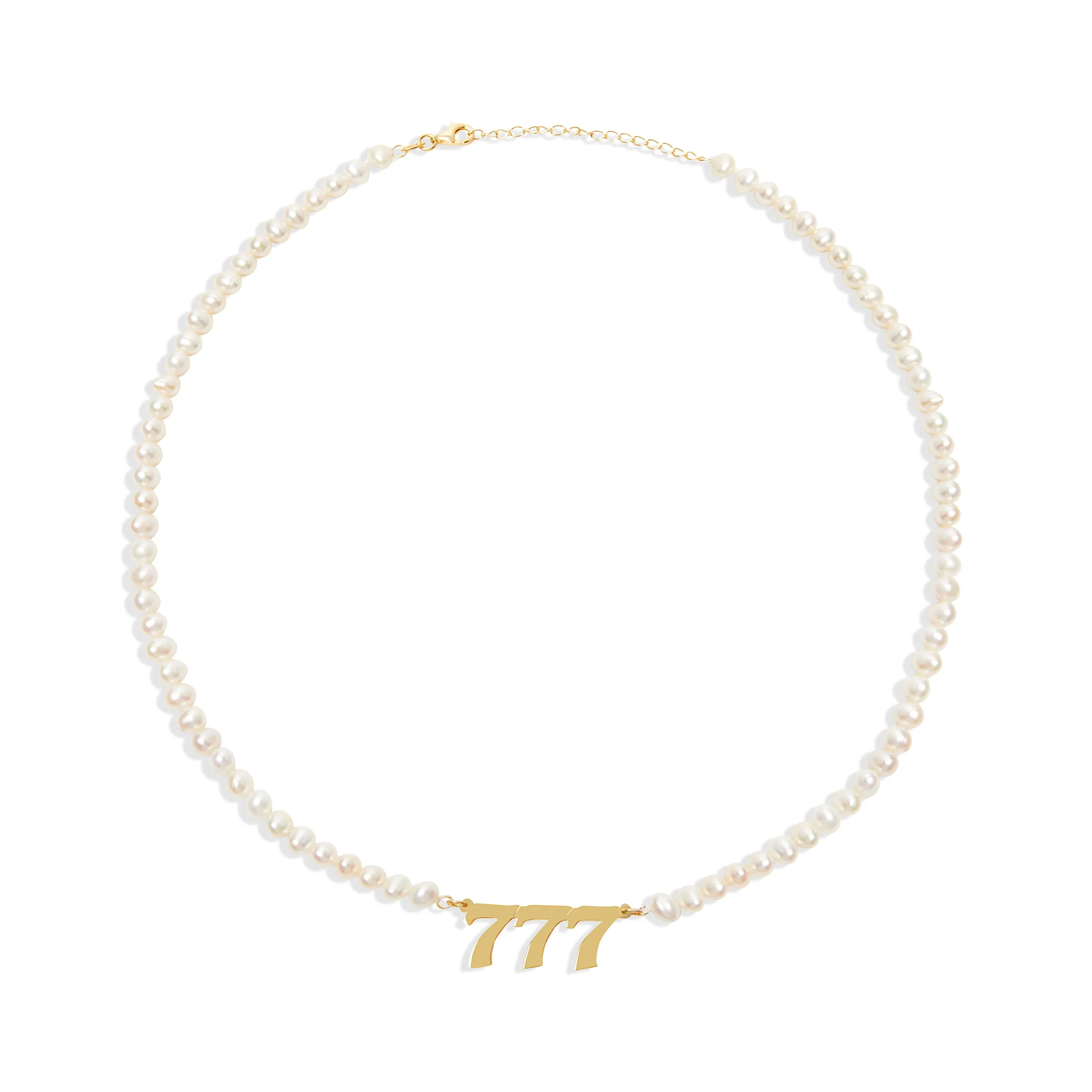 THE PEARL ANGEL NUMBER NECKLACE