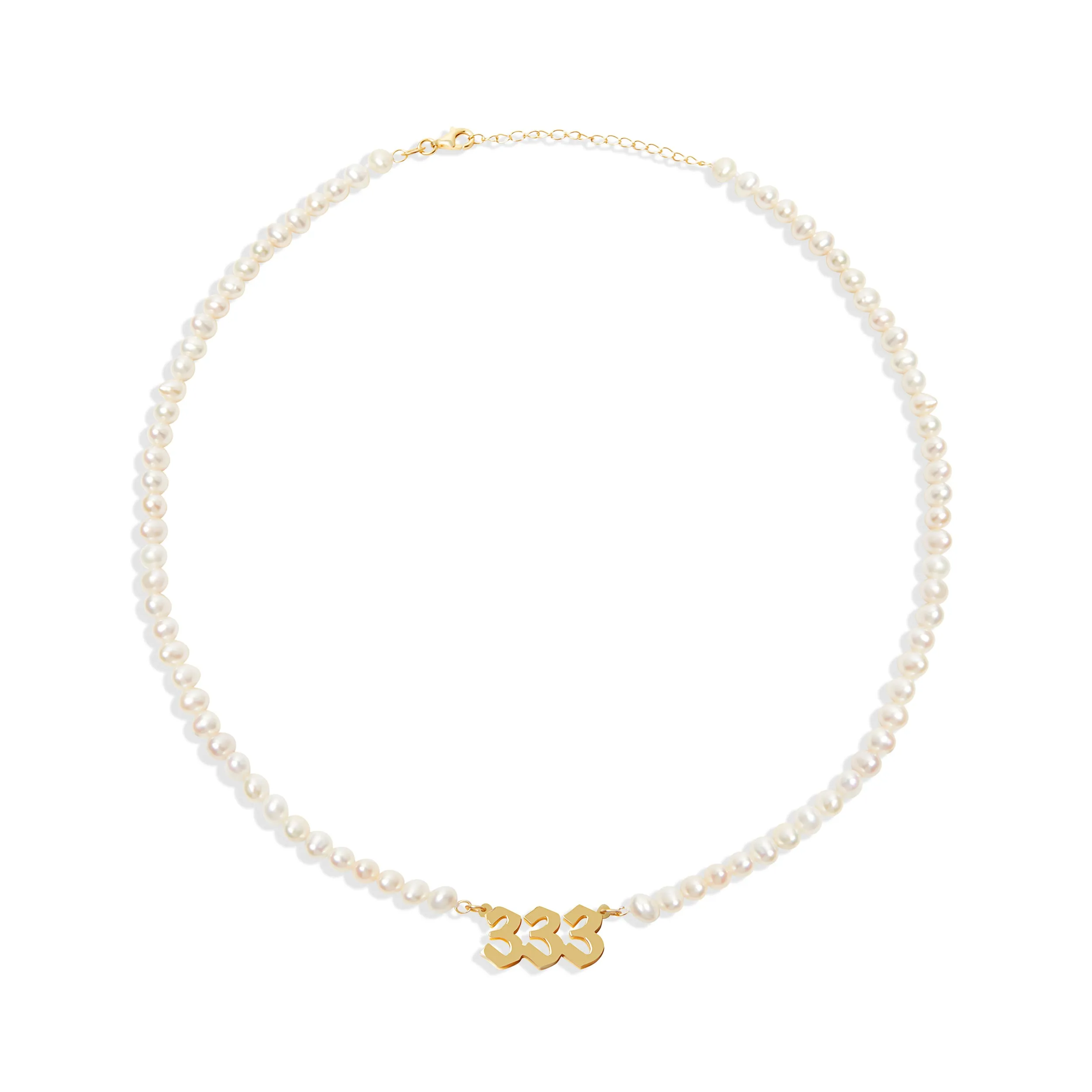 THE PEARL ANGEL NUMBER NECKLACE