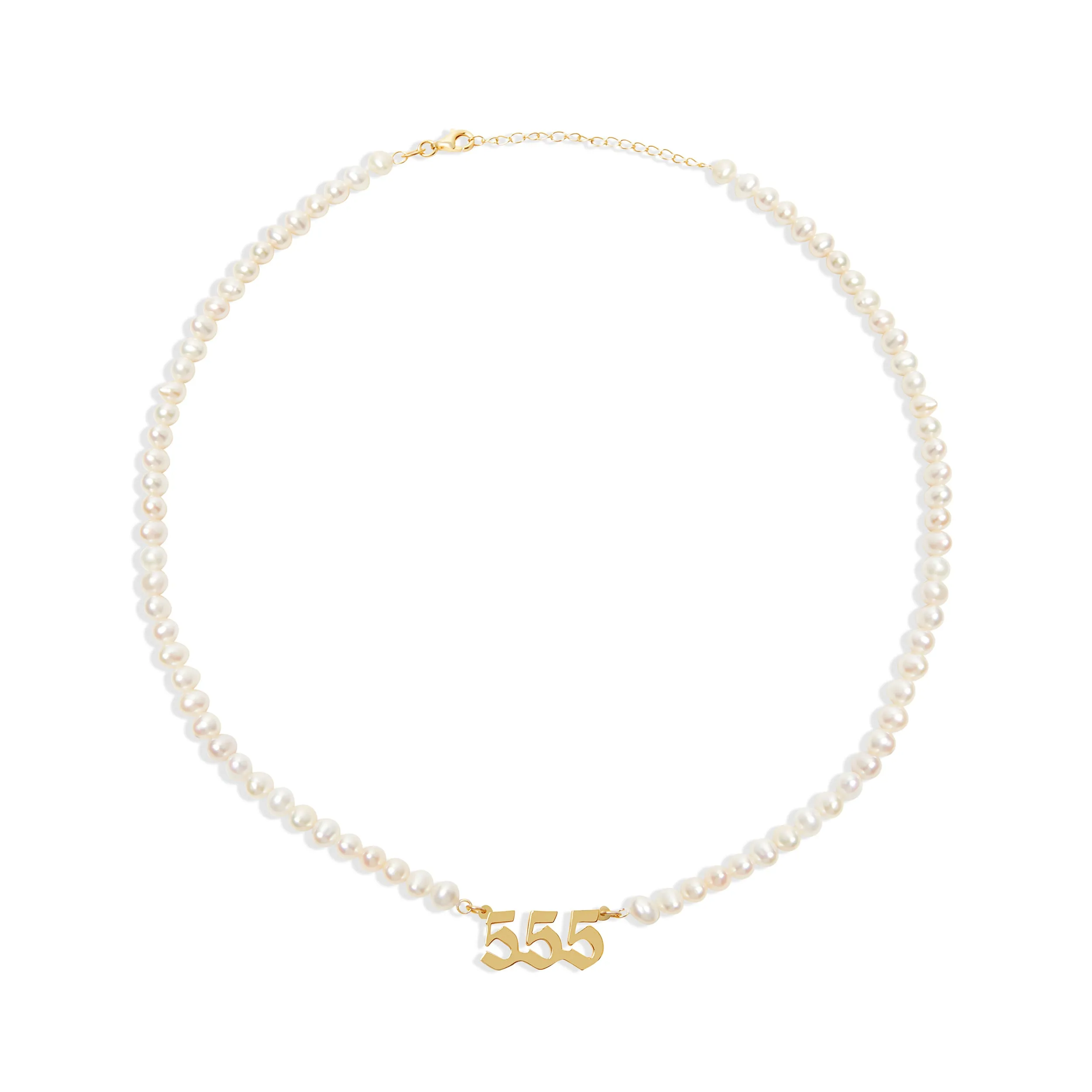 THE PEARL ANGEL NUMBER NECKLACE