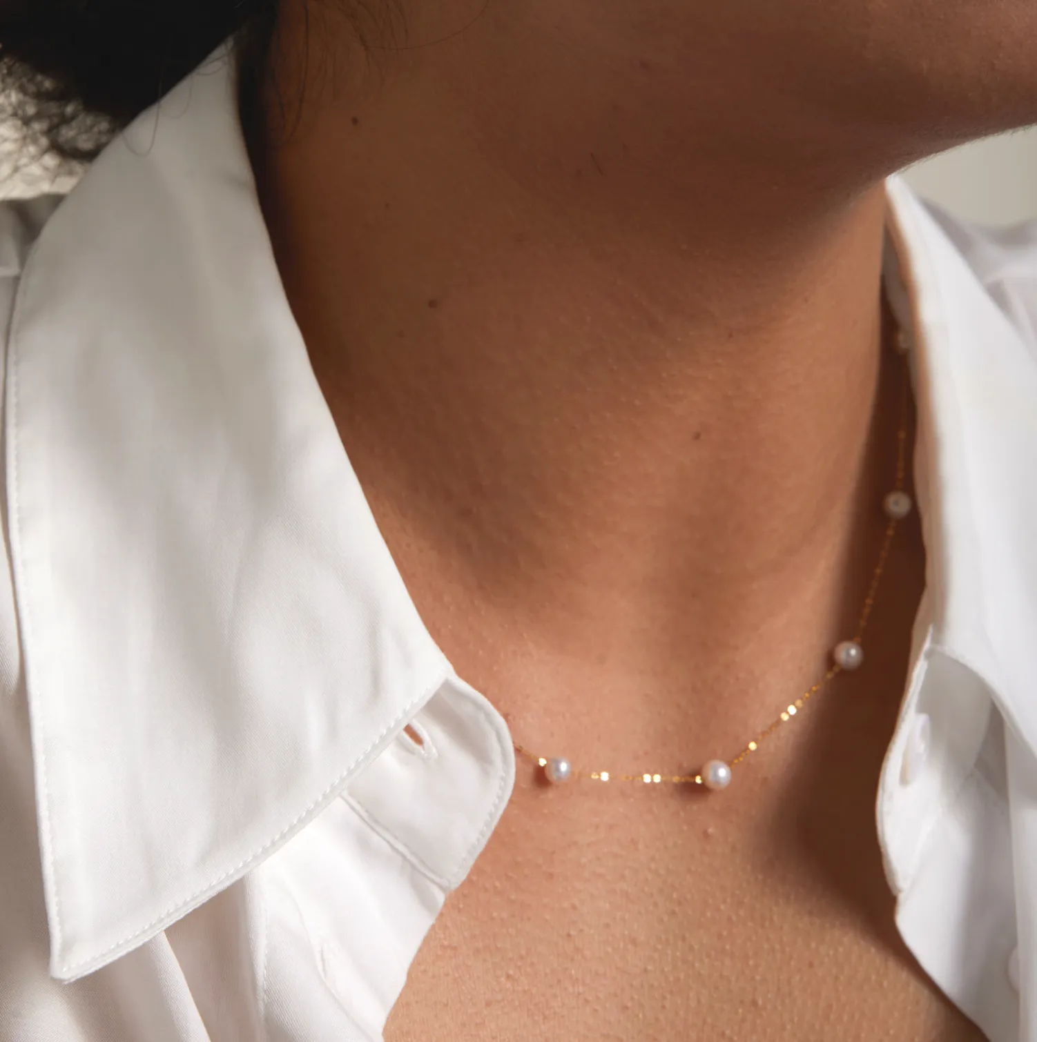 Tincup Necklace 18K Gold
