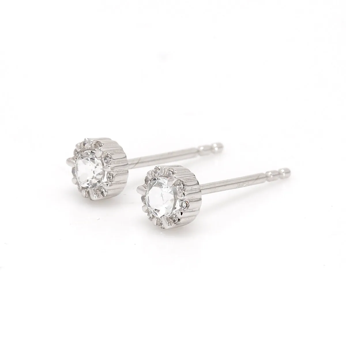 Topaz Stud Earrings