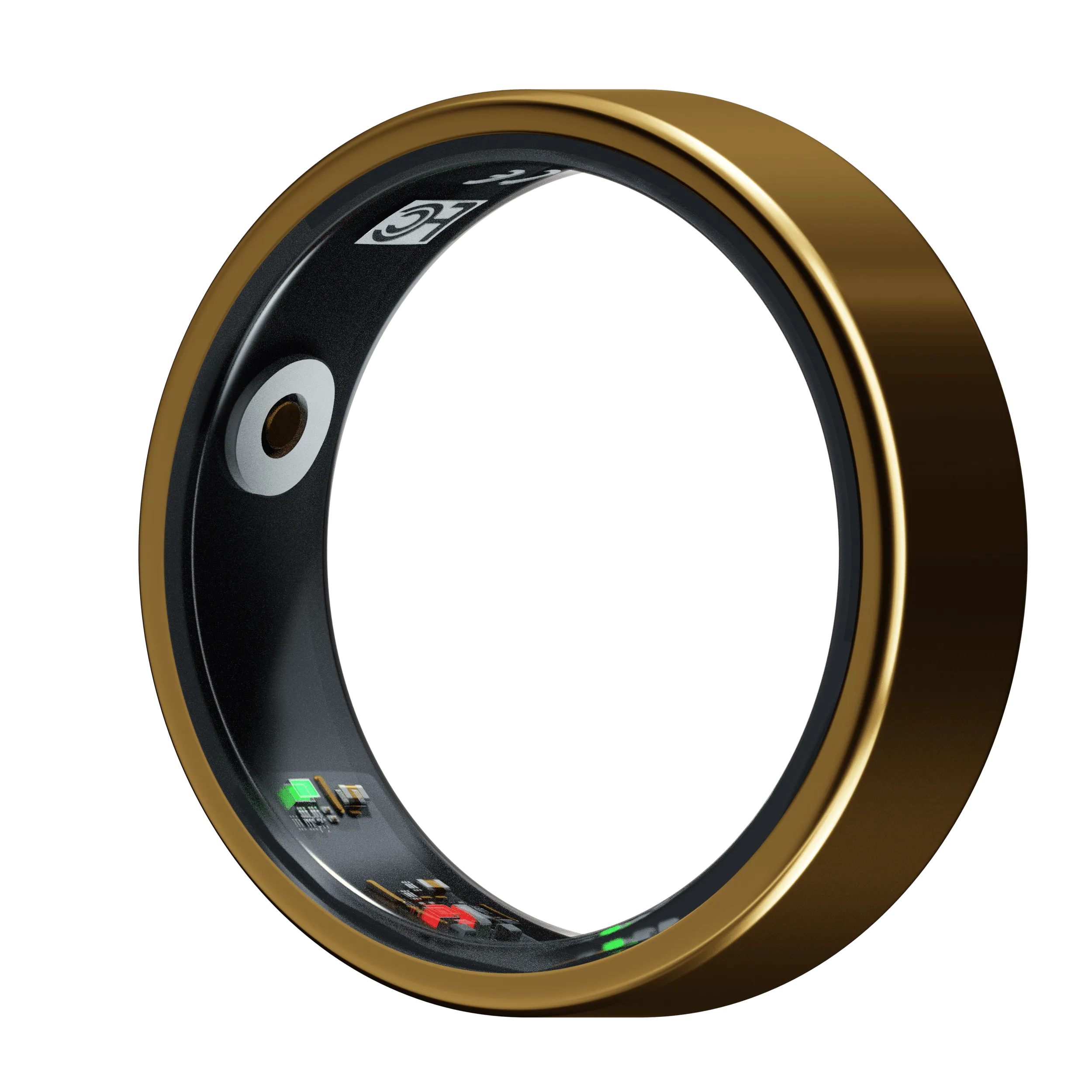 Uni•Q-Ring - Wireless Smart Ring (Stainless Steel Case, Waterproof, Chip RF03, BT Connection, Heart Rate & Sleep Monitoring, Sports Mode) - UniSex   Easy 15-Day Returns - UltraPods (Free Gift)