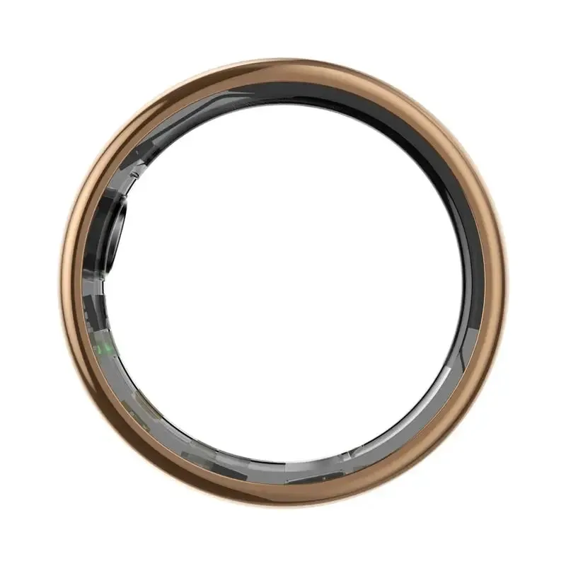 Uni•Q-Ring - Wireless Smart Ring (Stainless Steel Case, Waterproof, Chip RF03, BT Connection, Heart Rate & Sleep Monitoring, Sports Mode) - UniSex   Easy 15-Day Returns - UltraPods (Free Gift)