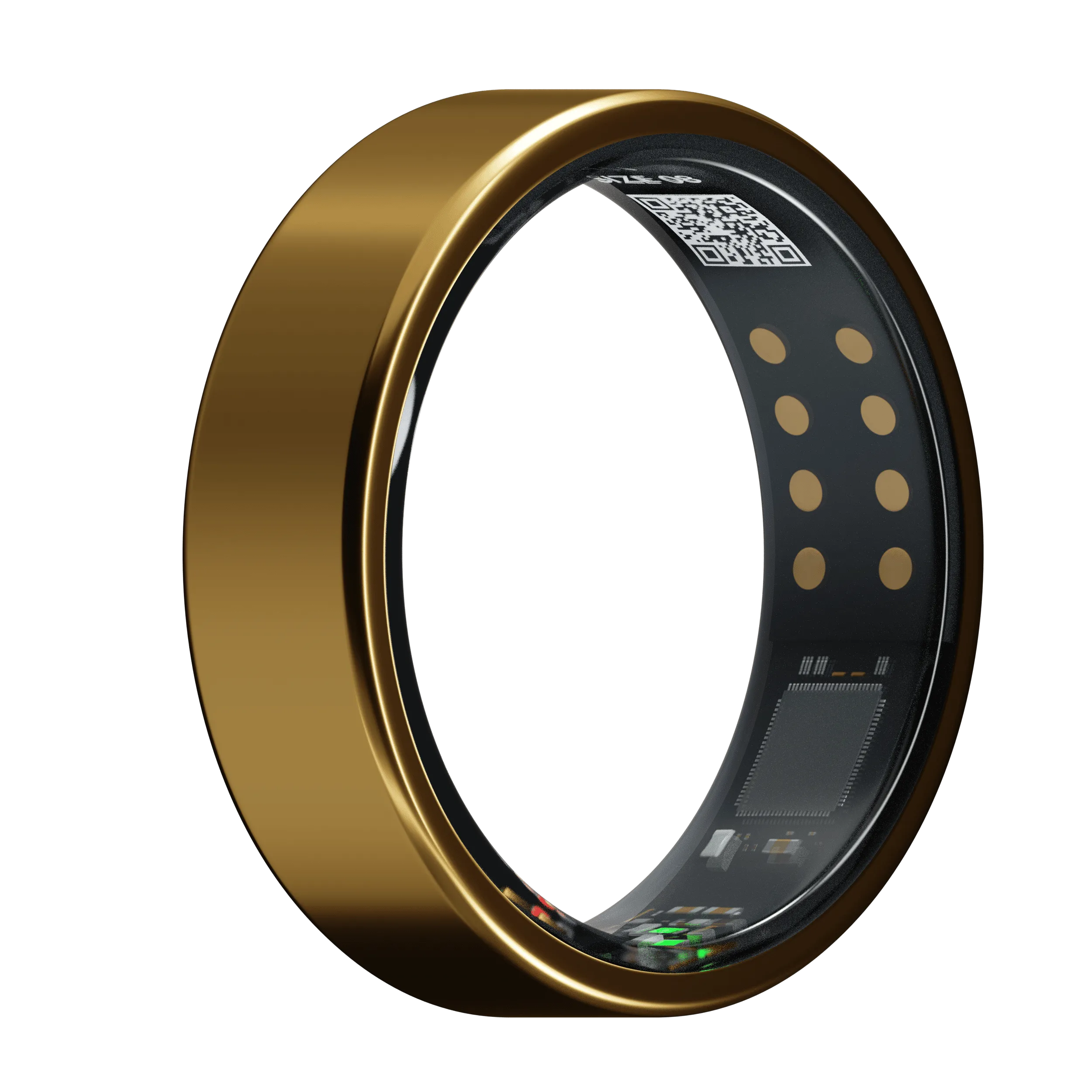 Uni•Q-Ring - Wireless Smart Ring (Stainless Steel Case, Waterproof, Chip RF03, BT Connection, Heart Rate & Sleep Monitoring, Sports Mode) - UniSex   Easy 15-Day Returns - UltraPods (Free Gift)