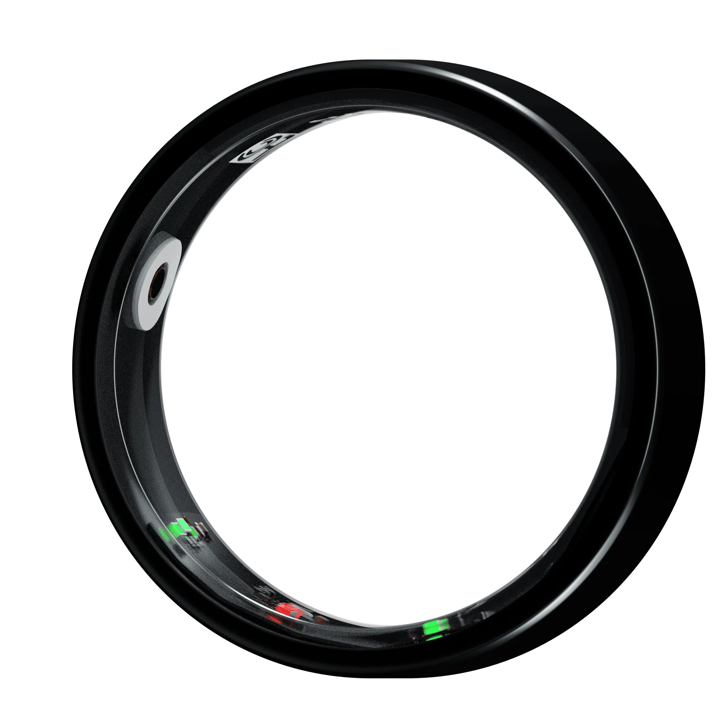 Uni•Q-Ring - Wireless Smart Ring (Stainless Steel Case, Waterproof, Chip RF03, BT Connection, Heart Rate & Sleep Monitoring, Sports Mode) - UniSex   Easy 15-Day Returns - UltraPods (Free Gift)