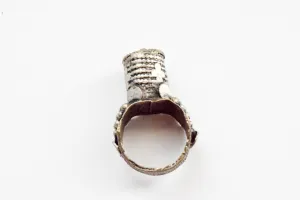 Vintage Bedouin Tower Ring Size 9
