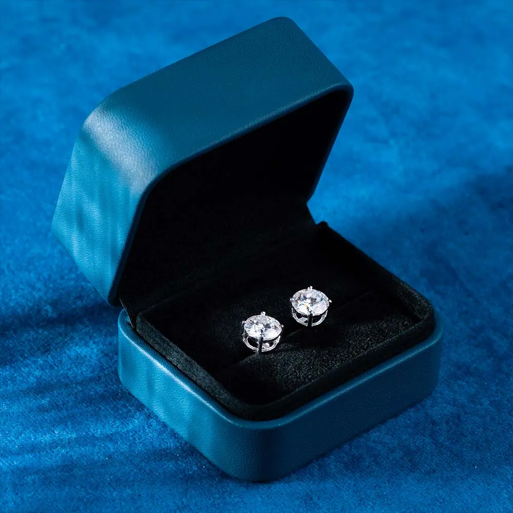 VVS Moissanite Stud Earrings (ALL SIZES)