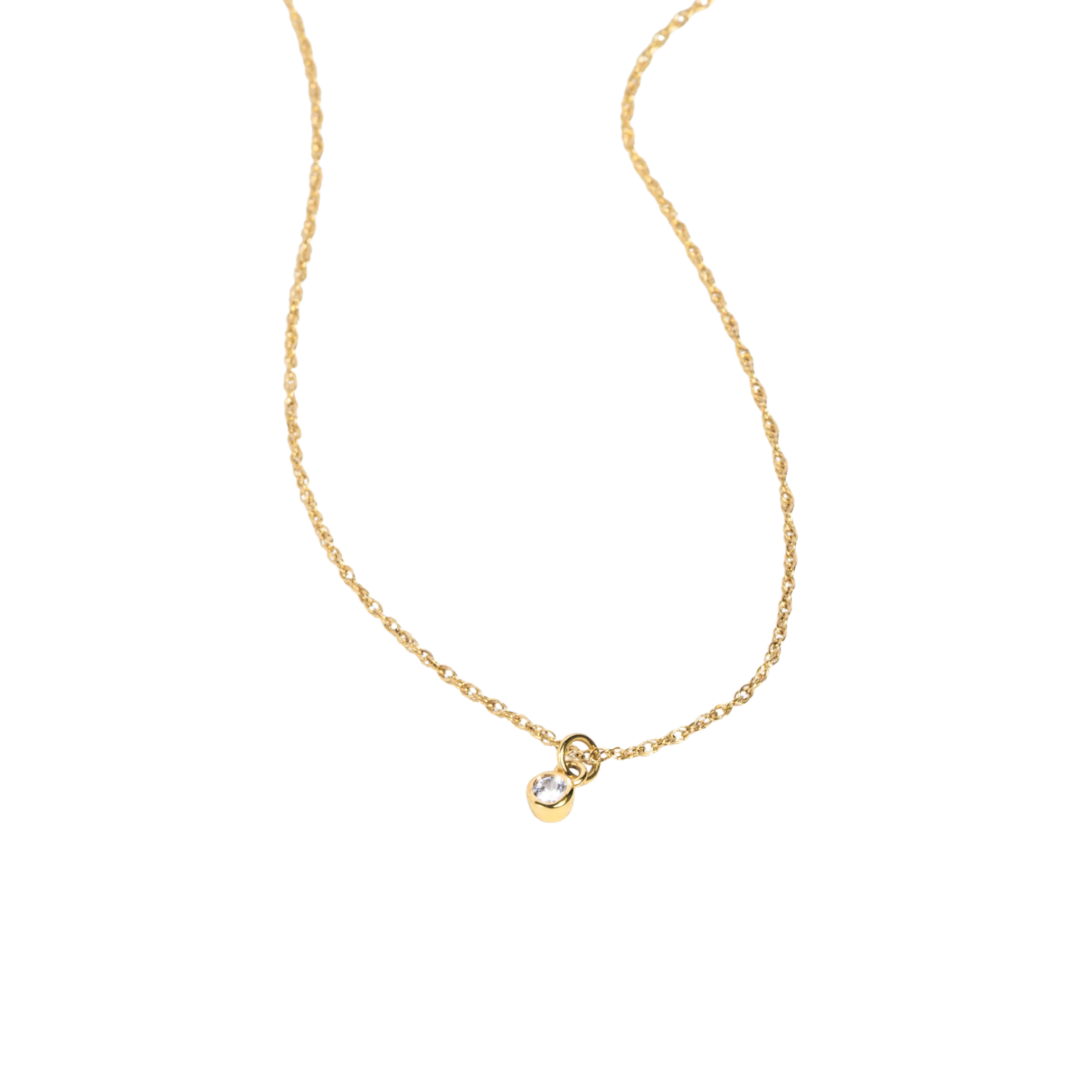 White Sapphire Necklace