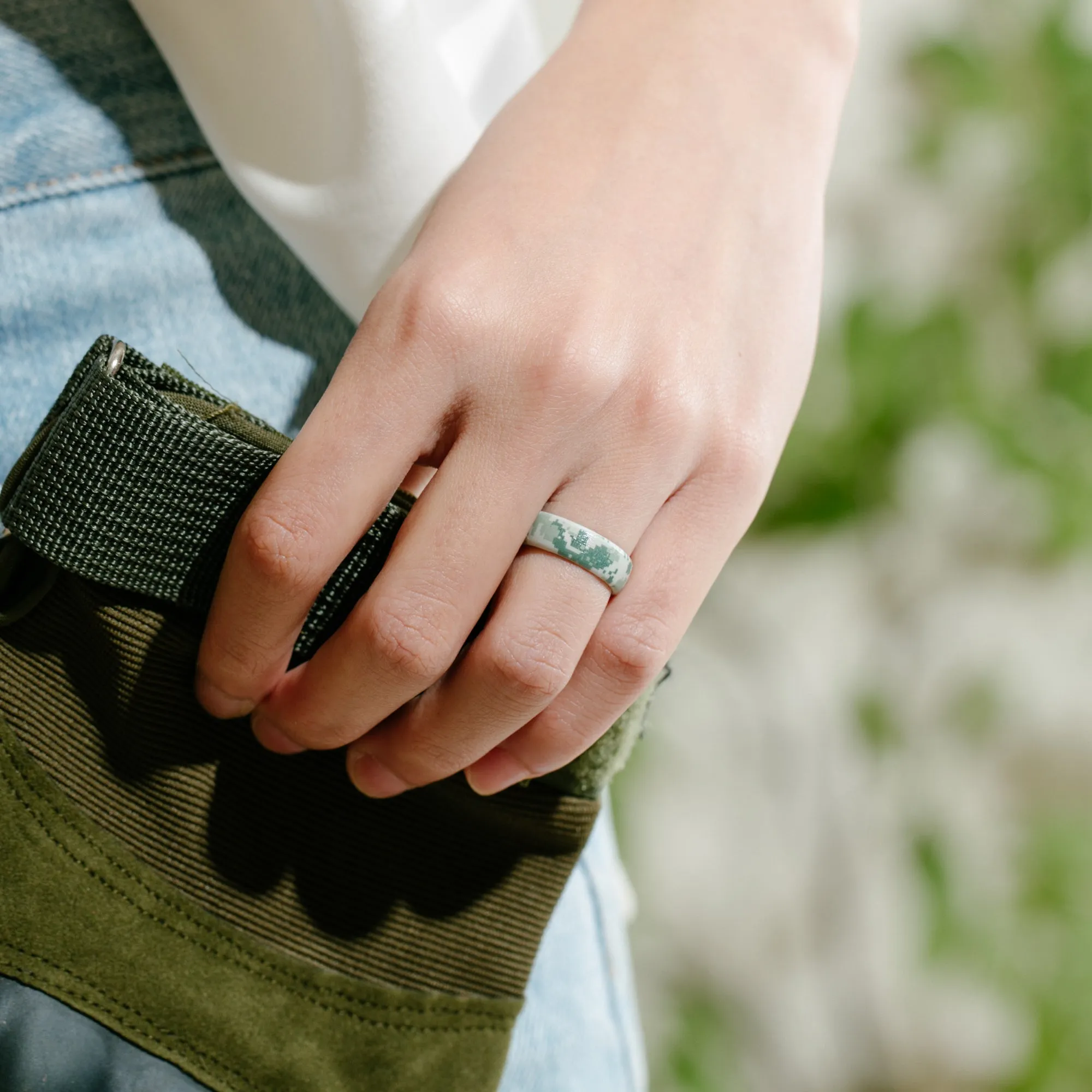 Women's Printed Harmony 4 - Silicone Ring