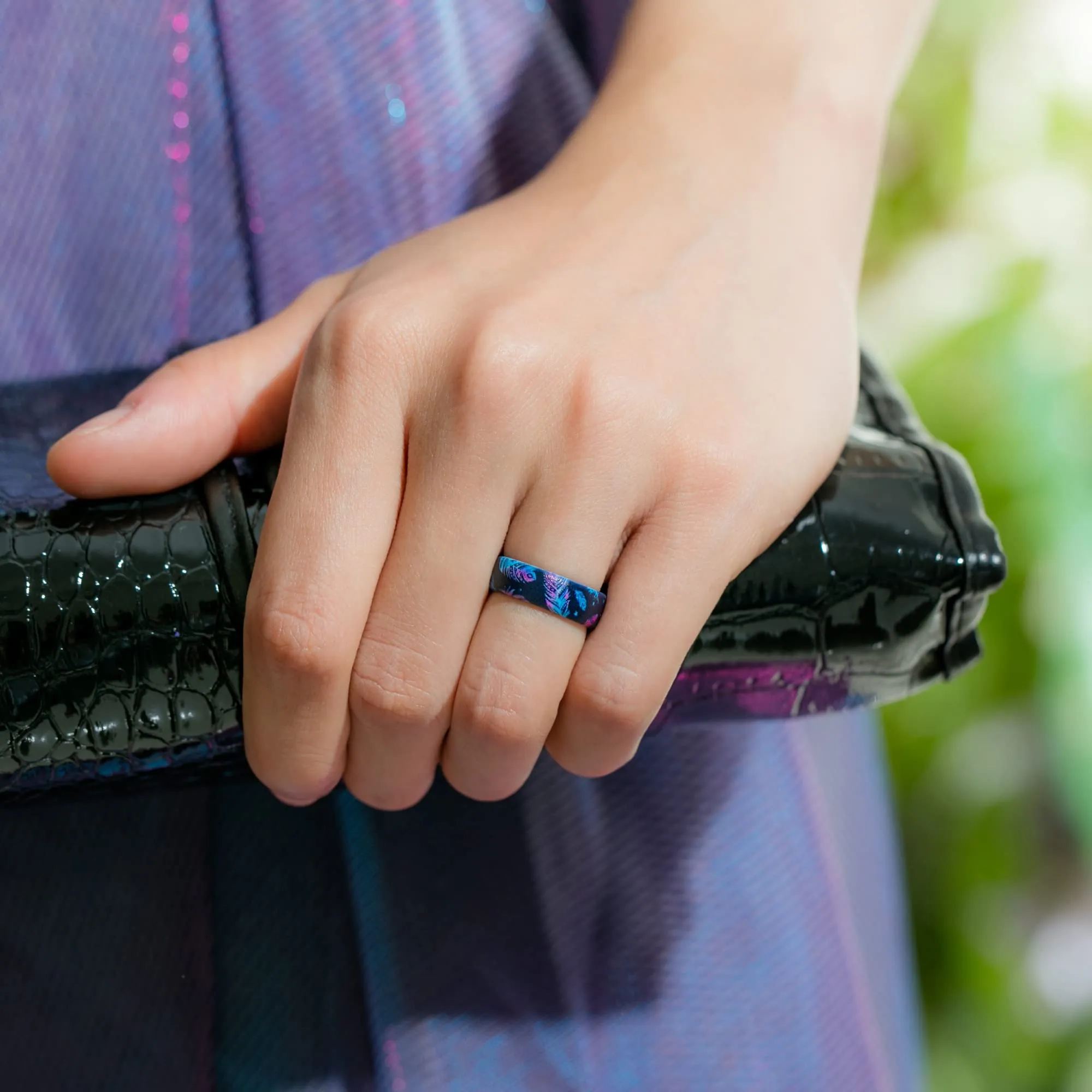 Women's Printed Harmony 4 - Silicone Ring